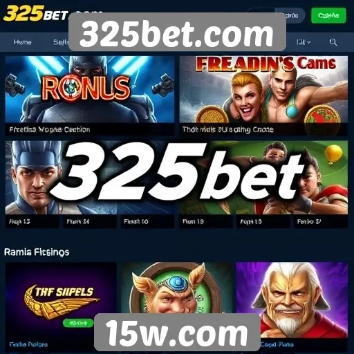 Opcões de jogos disponíveis no 325bet.com
